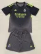 2025-26 RMA Black GoalKeeper Kids Soccer Jersey