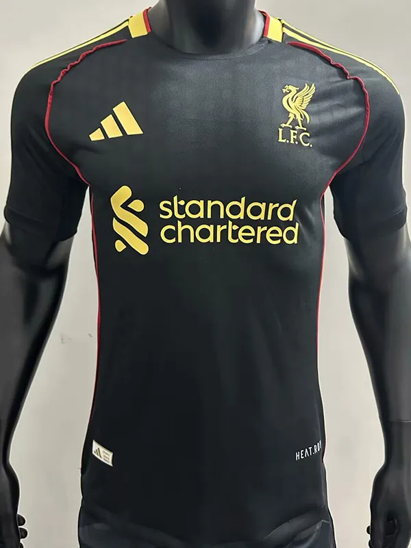 2025-26 LIV Black Special Edition Player Version Training Shirts *金边