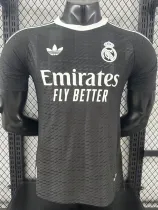 2025-26 RMA Black GoalKeeper Player Version Soccer Jersey