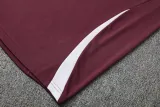 2025-26 Bayern Brown Red Polo Tracksuit