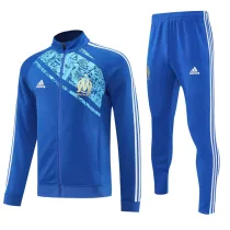 2025-26 Marseille Fancy blue Jacket Tracksuit #F20