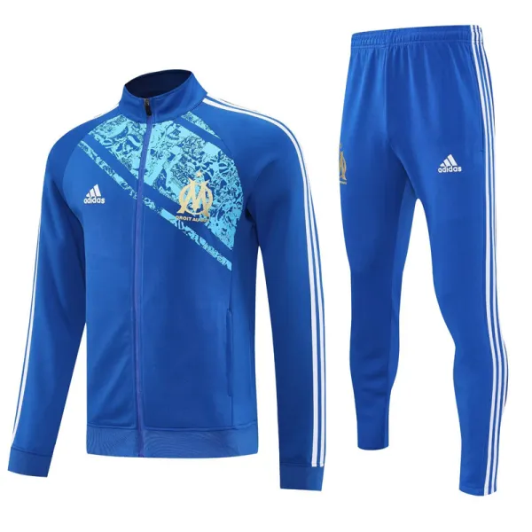 2025-26 Marseille Fancy blue Jacket Tracksuit #F20