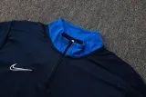 2025 NK Royal blue Half Pull Tracksuit #08 (半拉链)