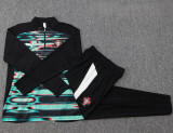 2025-26 Portugal Black green Half Pull Tracksuit #B2507(半拉链)