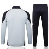 2025-26 JUV Grey Black Jacket Tracksuit #A879