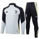 2025-26 JUV Grey Black Jacket Tracksuit #A879