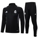2025-26 RMA Black Jacket Tracksuit #A2502