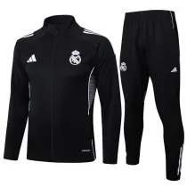 2025-26 RMA Black Jacket Tracksuit #A2502