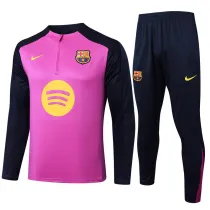 2025-26 BAR Purple Half Pull Tracksuit #B2504(半拉链)