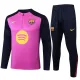 2025-26 BAR Purple Half Pull Tracksuit #B2504(半拉链)
