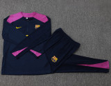 2025-26 BAR Royal blue Half Pull Tracksuit #B2502(半拉链)