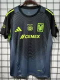 2025-26 Tigres UANL Grey Black Goalkeeper Soccer Jersey