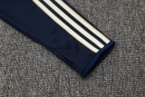 2025-26 JUV Royal blue Half Pull Tracksuit #B2503(半拉链)