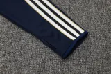 2025-26 JUV Royal blue Half Pull Tracksuit #B2503(半拉链)
