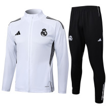 2025-26 RMA White Jacket Tracksuit #A2503