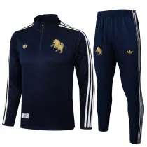 2025-26 JUV Royal blue Half Pull Tracksuit #B2503(半拉链)