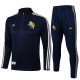 2025-26 JUV Royal blue Half Pull Tracksuit #B2503(半拉链)