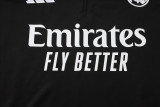 2025-26 RMA Black Half Pull Tracksuit #B2501(半拉链)