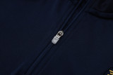2025-26 JUV Royal blue Half Pull Tracksuit #B2503(半拉链)