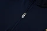 2025-26 JUV Royal blue Half Pull Tracksuit #B2503(半拉链)