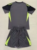 2025-26 RMA Black GoalKeeper Kids Soccer Jersey