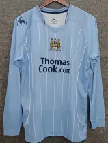 2007-2008 Man City Home Long Sleeve Retro Soccer Jersey (长袖)