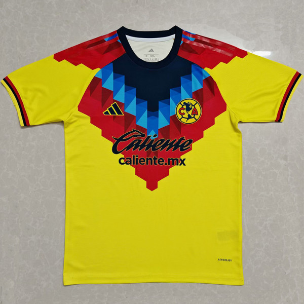 2025-26 Club America Yellow Fans Soccer Jersey (Caliente)