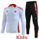 2025-26 Internacional Grey Kids Half Pull Tracksuit (童装)(半拉链)