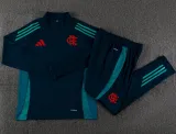 2025-26 Flamengo Royal blue Half Pull Tracksuit (半拉链)