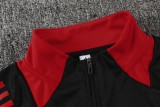 2025-26 Internacional Black Kids Half Pull Tracksuit (童装)(半拉链)