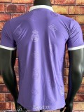 2025-26 RMA Purple Special Edition Player Version Training Shirts (翻领)