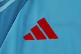2025-26 Flamengo Blue Kids Half Pull Tracksuit (童装)(半拉链)