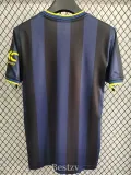 2025-26 Man Utd Black Blue Fans Soccer Jersey