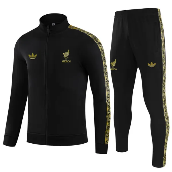 2025-26 Mexico Black Jacket Tracksuit