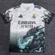 2025-26 RMA Black White Polo Short Sleeve (龙)