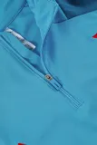 2025-26 Flamengo Blue Kids Half Pull Tracksuit (童装)(半拉链)
