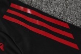 2025-26 Internacional Black Kids Half Pull Tracksuit (童装)(半拉链)