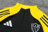 2025-26 Atletico Mineiro Black Kids Half Pull Tracksuit (童装)(半拉链)