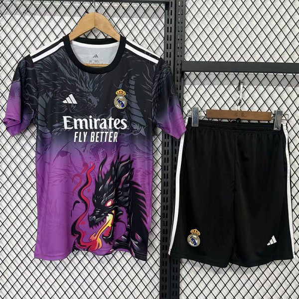 2025-26 RMA Purple Black Special Edition Kids Training