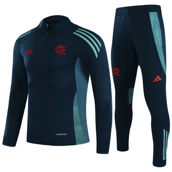 2025-26 Flamengo Royal blue Half Pull Tracksuit (半拉链)
