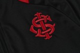 2025-26 Internacional Black Kids Half Pull Tracksuit (童装)(半拉链)