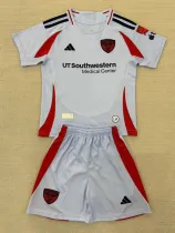 2025-26 Dallas Away Kids Soccer Jersey (带章)