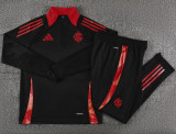 2025-26 Internacional Black Half Pull Tracksuit (半拉链)