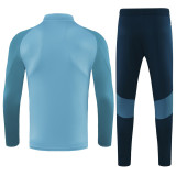 2025-26 Flamengo Blue Kids Half Pull Tracksuit (童装)(半拉链)