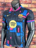 2025-26 BAR Grey Black Player Version Training Shirts