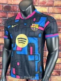 2025-26 BAR Grey Black Player Version Training Shirts