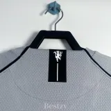2007-2008 Man Utd Grey Goalkeeper Retro Soccer Jersey