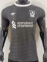 2025-26 LIV Black Goalkeeper Player Version Soccer Jersey