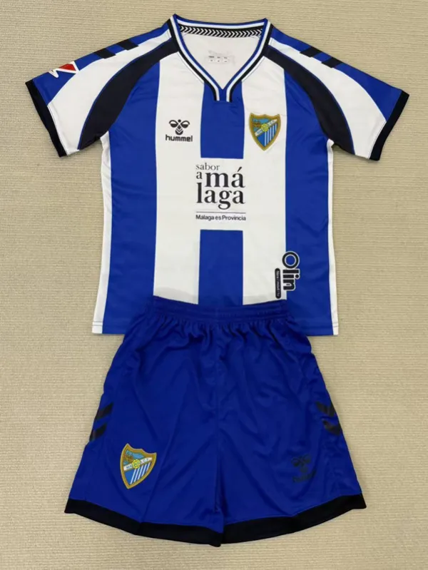 2025-26 Malaga 25th Anniversary Kids Soccer Jersey