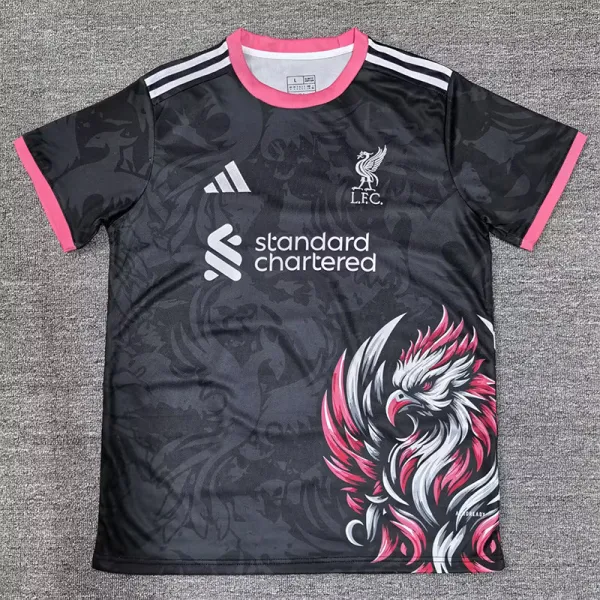 2025-26 LIV Black Special Edition Fans Training shirts (粉袖边)